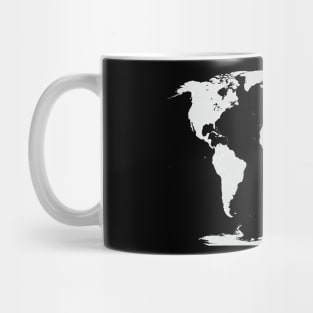 World Traveler: World Map Mug